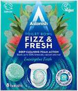 ASTONISH TOILET BOWL CLEANER NEW EUCALYPTUS FRESH 8SZT GB - TABLETKI DO CZYSZCZENIA TOALETY