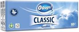 OOOPS! CLASSIC SENSITIVE HANKY 10 X 10 SZT - 3 WAR MULTI  FSC-Mix - CHUSTECZKI HIGIENICZNE
