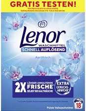 LENOR PULVER 18WL / 900G APRILFRISCH  DE - PROSZEK DO PRANIA