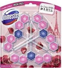 DOMESTOS POWER 5 WC STEIN ROMANTIC ROSE 3 X 55G DE - ZAWIESZKA DO WC