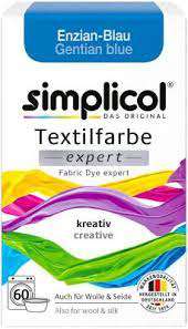SIMPLICOL TEXTILFARBE EXPERT ENZIAN - BLAU  DE - BARWNIK DO TKANIN