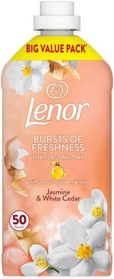 LENOR FABRIC SOFTENER JASMINE & WHITE CEDAR 50sc / 1,65L GB - PŁYN DO PŁUKANIA