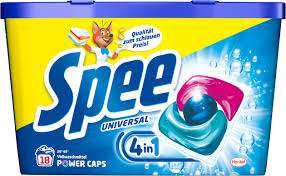SPEE POWER CAPS 4IN1 18szt  UNIVERSAL DE - KAPSUŁKI DO PRANIA
