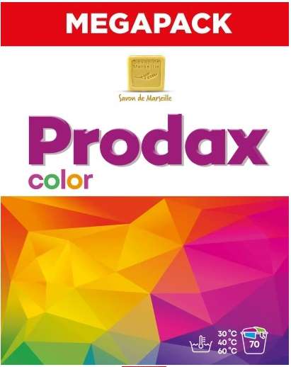 PRODAX PULVER 70WL / 4,55KG COLOR DE - PROSZEK DO PRANIA