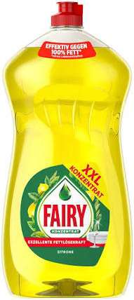 FAIRY HANDSPÜLMITTEL KONZENTRAT ZITRONE 1,25L XXL DE -  PŁYN DO NACZYŃ