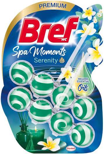 BREF WC SPA MOMENTS 2 X 50G SERENITY PL - ZAWIESZKA DO WC