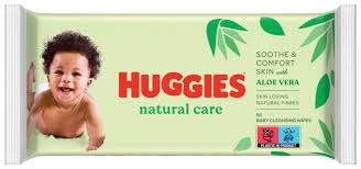 HUGGIES BABY WIPES NATURAL CARE 56szt MULTI - CHUSTECZKI NAWILŻANE DLA DZIECI