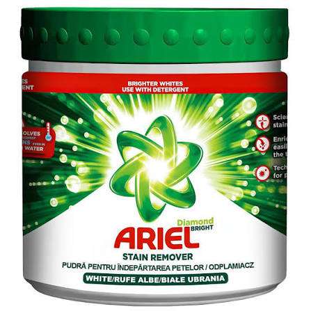 ARIEL STAIN REMOVER DIAMOND BRIGHT 500G WHITE PL - ODPLAMIACZ DO TKANIN W PROSZKU 