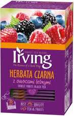 IRVING HERBATA CZARNA OWOCE LEŚNE 20 torebek