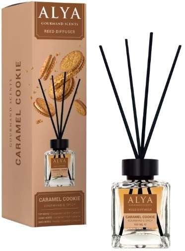 ALYA REED DIFFUSER GOURMAND CARMEL COOKIE 100ML MULTI - PATYCZKI ZAPACHOWE