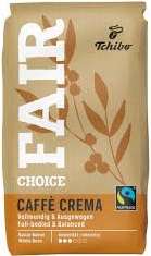 KAWA TCHIBO FAIR CHOICE CAFFE CREMA 1KG ZIARNO