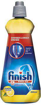FINISH RINSE AID 400ML LEMON  GB - NABŁYSZCZACZ DO ZMYWARKI 