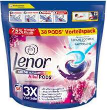 LENOR PODS 3in1 38szt AMETHYST BLUTENTRAUM  DE - KAPSUŁKI DO PRANIA