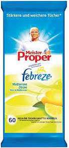 MEISTER PROPER REINIGUNGSTUCHER 30XL-60 kleine stuck CITRUSFRISCHE  DE - CHUSTECZKI NAWILŻANE DO CZYSZCZENIA