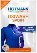 HEITMANN OXI SPORT WASH 50G  DE - SASZETKA DO PRANIA UBRAŃ SPORTOWYCH