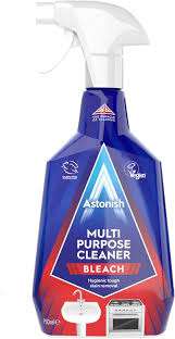 ASTONISH MULTI PURPOSE CLEANER BLEACH SPRAY 750ML GB - PREPARAT DO CZYSZCZENIA Z WYBIELACZEM