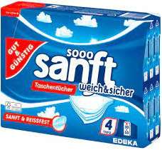 G&G TASCHENTUECHER 4 LAGIG 30X10ER DE - CHUSTECZKI HIGIENICZNE