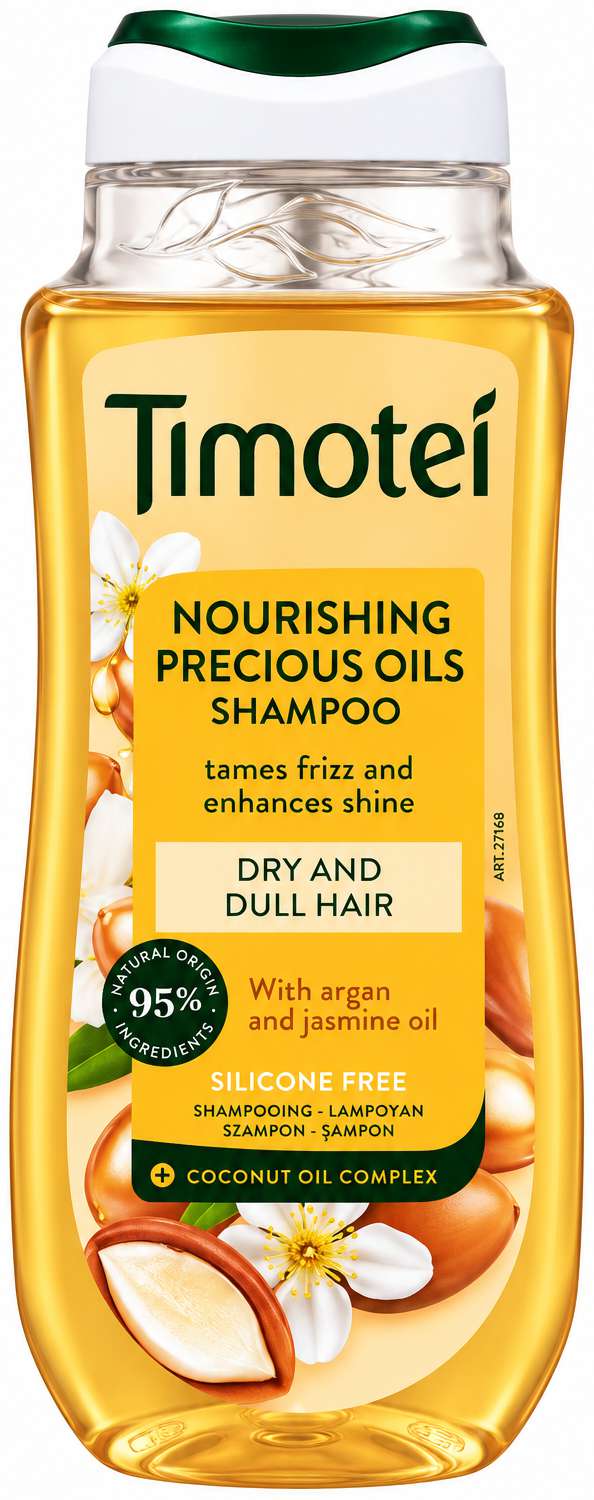 TIMOTEI SHAMPOO 300 ML NOURISHING PRECIOUS OLIS ARGAN & JASMINE MULTI - SZAMPON WŁOSY SUCHE I MATOWE