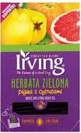 IRVING HERBATA ZIELONA PIGWA Z CYTRUSAMI 20 torebek