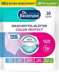 DR BECKMANN MAGIC LEAVES 30szt COLOR  DE - DETERGENT DO PRANIA W LISTKACH
