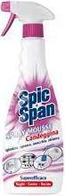 SPIC & SPAN CANDEGINNA BAGNO MOUSSE SPRAY 750ML IT - ODTŁUSZCZACZ Z WYBIELACZEM 