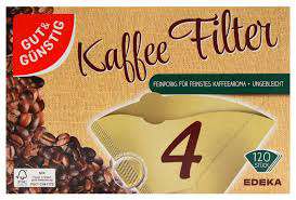 G&G KAFFEEFILTER GR4 120 SZT  DE - FILTRY DO EKSPRESÓW CIŚNIENIOWYCH