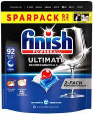 FINISH POWERBALL ULTIMATE ALL IN 1 92szt FRESH  DE - KAPSUŁKI DO ZMYWARKI