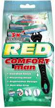 MATTES RED COMFORT MAN 3XBLADE 5szt - MASZYNKA DO GOLENIA JEDNORAZOWA