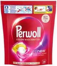 PERWOLL CAPS RENEW COLOR WASCHMITTEL 19WL  DE - KAPSUŁKI DO PRANIA TKANIN KOLOROWYCH