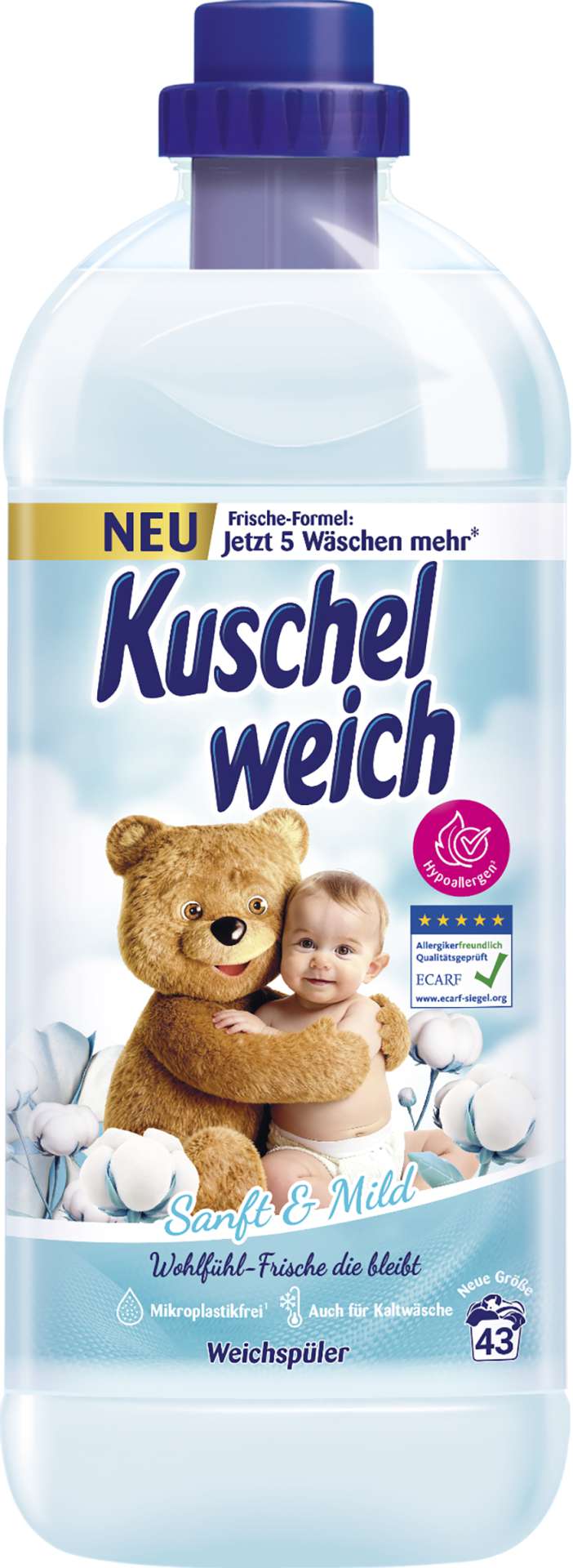 KUSCHELWEICH WEICHSPULER 43 WL / 1L SANFT & MILD - PŁYN DO PŁUKANIA