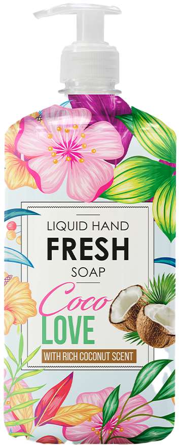 FRESH LIQUID HAND SOAP 1L COCO LOVE  MULTI - MYDŁO W PLYNIE