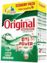 ORIGINAL PLUS OXI POWER 60WL / 4,5KG UNIVERSAL - PROSZEK DO PRANIA