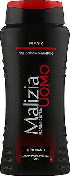 MALIZIA UOMO 2in1 SHOWER SHAMPOO GEL 250ML MUSK IT - ŻEL POD PRYSZNIC