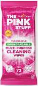 STARDROPS THE PINK STUFF THE MIRACLE BIODEGRADABLE MULTI-PURPOSE CLEANING WIPES 72szt DE/FR/PL - CHUSTECZKI NAWILŻANE DO CZYSZCZENIA