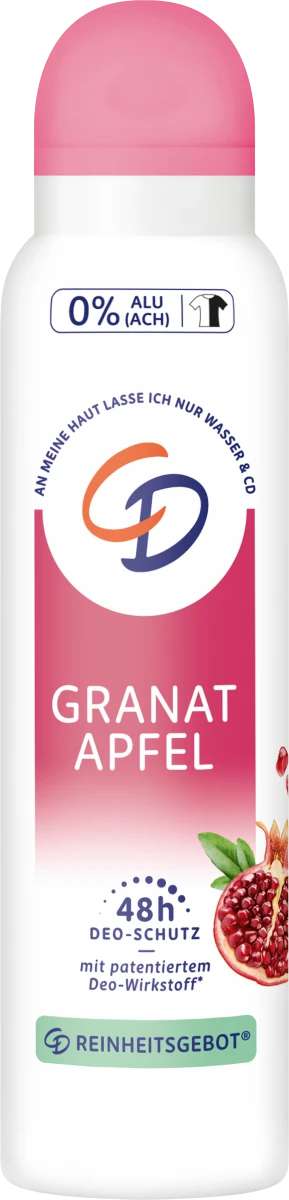 CD DEOSPRAY 150ML BIO-GRANAT APFEL DE - ANTYPERSPIRANT SPRAY