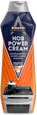 ASTONISH SPECIALIST HOB POWER CREAM 500ML GB -  MLECZKO DO CZYSZCZENIA PŁYT INDUKCYJNYCH