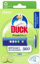 DUCK WC DISCS 36ML 6 SZT LIME - KRĄŻKI ŻELOWE DO WC - STARTER