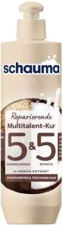 SCHAUMA 5&5 REPARIERENDE MULTITALENT-KUR KOKOS 300ML DE - MASKA/ODŻYWKA DO WŁOSÓW
