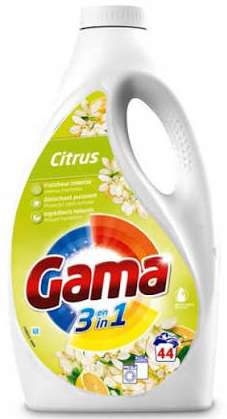 GAMA GEL 44WL / 1,98L 3IN1 CITRUS ES - ŻEL  DO PRANIA