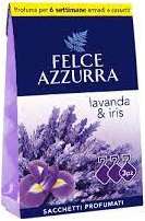 FELCE AZZURRA SACCHETTI PROFUMATI LAVANDA E IRIS 3pz IT - SASZETKI ZAPACHOWE
