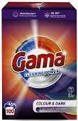 GAMA PULVER 100WL / 6KG COLOUR & DARK  DE/ESP/PL - PROSZEK DO PRANIA