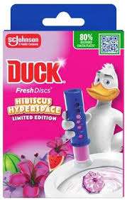 DUCK WC DISCS 36ML 6 SZT HIBISCUS HYPERSPACE - KRĄŻKI ŻELOWE DO WC - STARTER