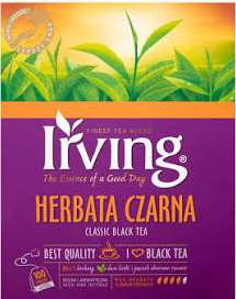 IRVING HERBATA CZARNA 100 torebek