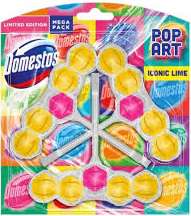 DOMESTOS WC STEIN POP ART ICONIC LIME 3 X 55G MULTI - ZAWIESZKA DO WC