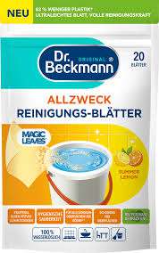 DR BECKMANN MAGIC LEAVES ALLZWECK REINIGUNGS BLATTER 20er SUMMER LEMON  DE - PŁYN DO PODŁÓG W LISTKACH