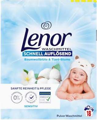 LENOR PULVER 18WL / 900G SENSITIVE  DE - PROSZEK DO PRANIA