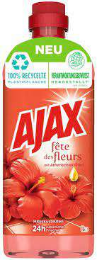 AJAX ALLZWECKREINIGER HIBISKUSBLUTEN 1L  DE - PŁYN DO PODŁÓG