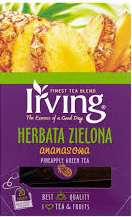 IRVING HERBATA ZIELONA ANANASOWA 20 torebek