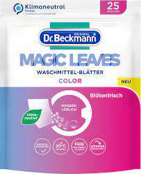 DR BECKMANN MAGIC LEAVES 25szt COLOR  DE - DETERGENT DO PRANIA W LISTKACH 