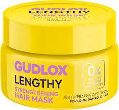 GUDLOX LENGTHY HAIR MASK 300ML GB - MASKA DO WŁOSÓW DŁUGICH Z OLEJKIEM RYCYNOWYM I KERATYNĄ
